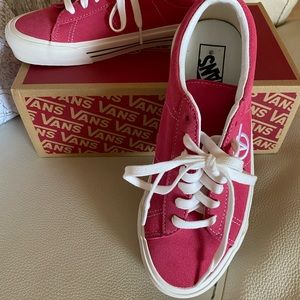 VANS SID DX, pink suede, unisex, worn once w/sox. Like new! Very clean!